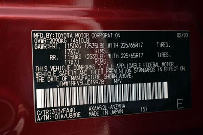 2020 Toyota RAV4 XLE