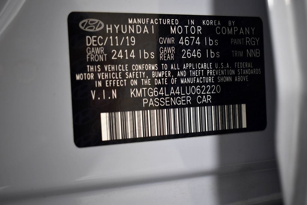 2020 Genesis G70 2.0T