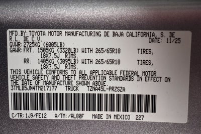 2026 Toyota Tacoma TRD Sport