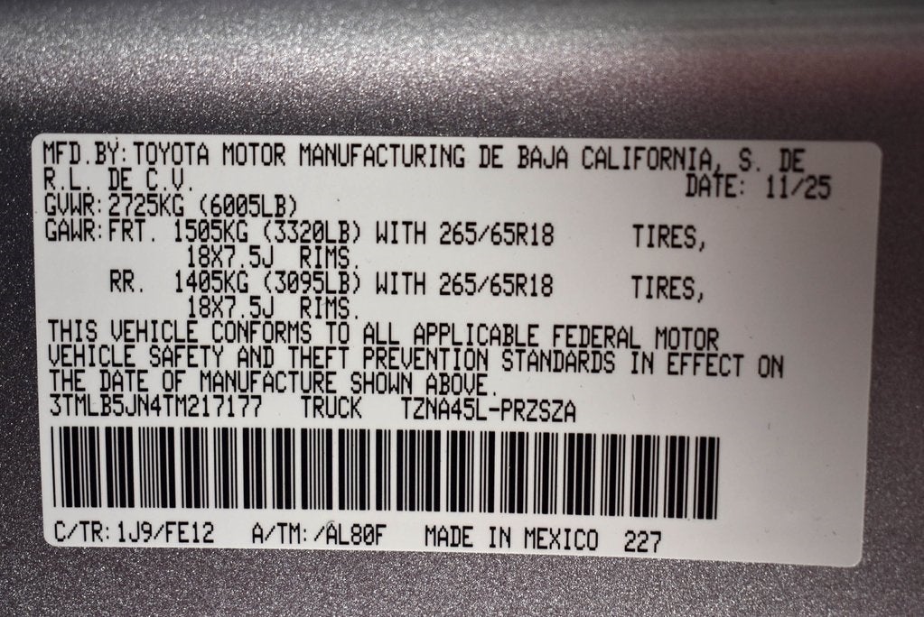 2026 Toyota Tacoma TRD Sport