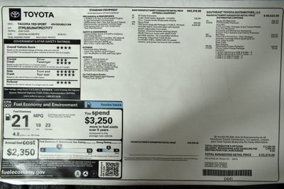 2026 Toyota Tacoma TRD Sport