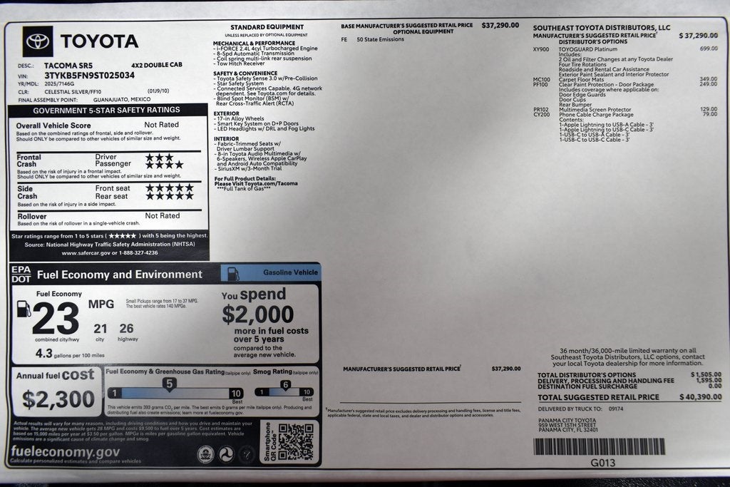 2025 Toyota Tacoma SR5