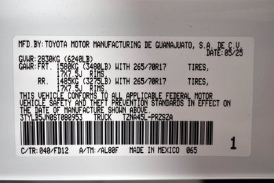 2025 Toyota Tacoma TRD Off-Road