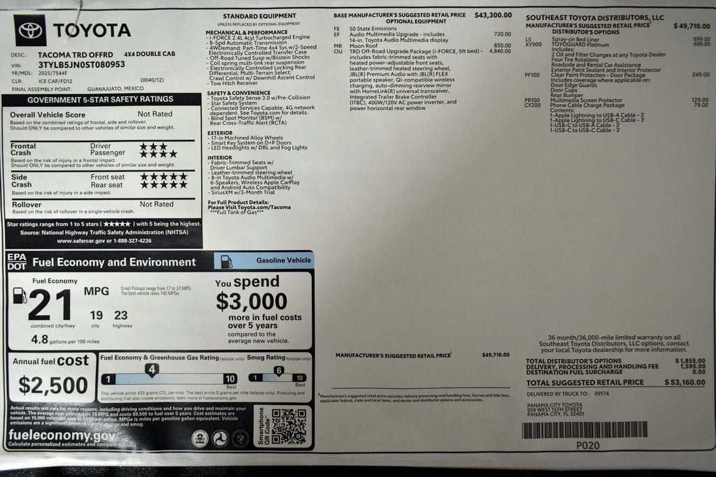 2025 Toyota Tacoma TRD Off-Road