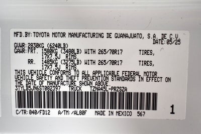 2025 Toyota Tacoma TRD Off-Road