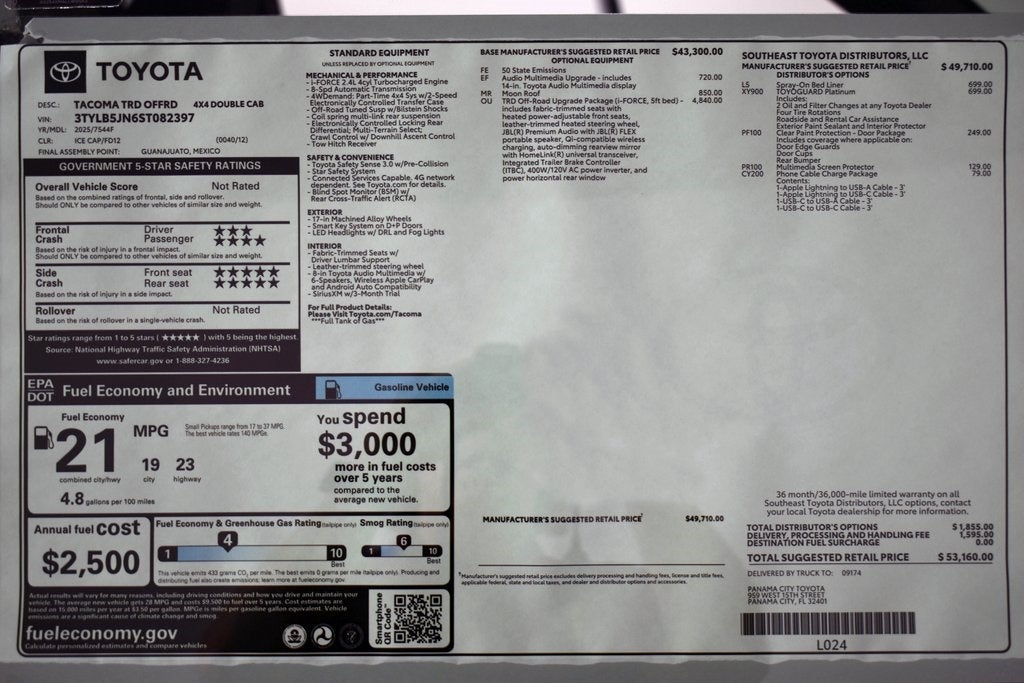 2025 Toyota Tacoma TRD Off-Road