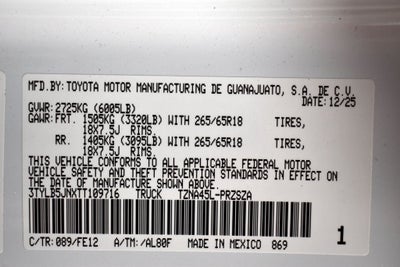 2026 Toyota Tacoma TRD Sport