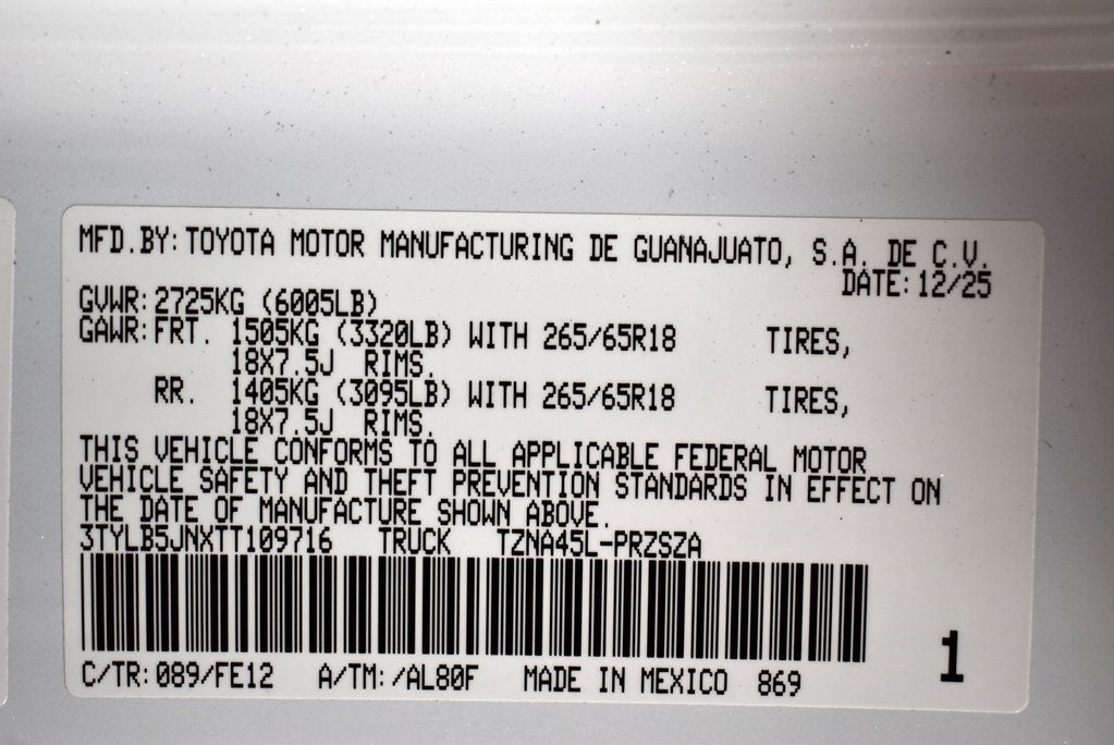 2026 Toyota Tacoma TRD Sport