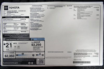 2026 Toyota Tacoma TRD Sport