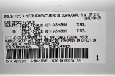 2025 Toyota Tacoma i-FORCE MAX Tacoma Limited