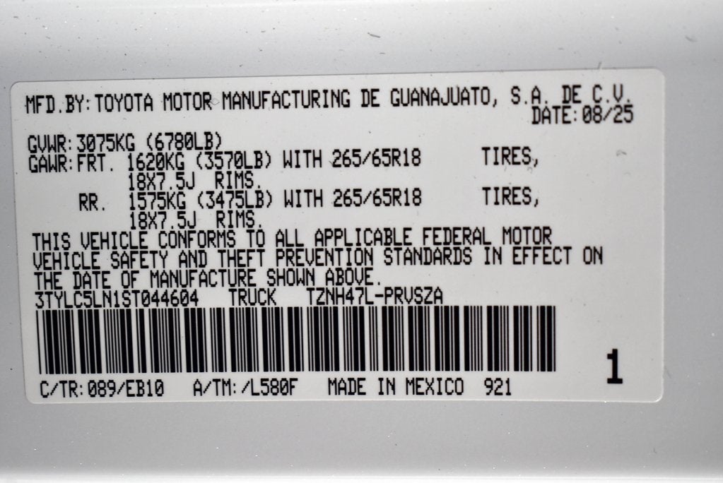 2025 Toyota Tacoma i-FORCE MAX Tacoma Limited