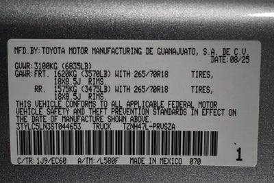 2025 Toyota Tacoma i-FORCE MAX Tacoma Trailhunter