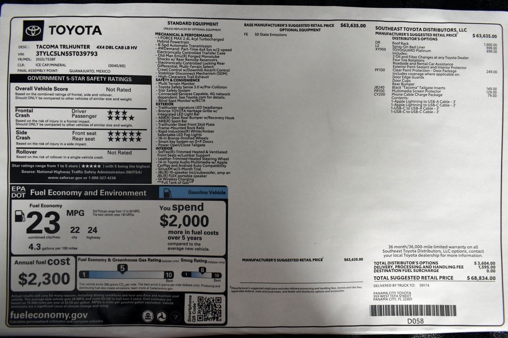 2025 Toyota Tacoma i-FORCE MAX Tacoma Trailhunter