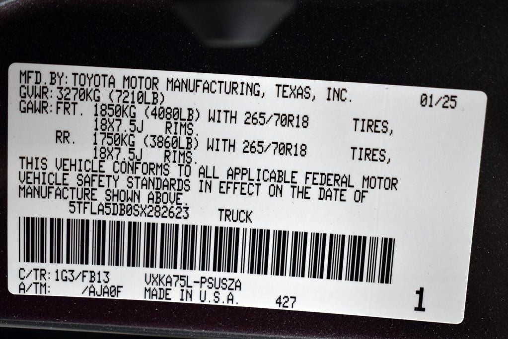 2025 Toyota Tundra SR5