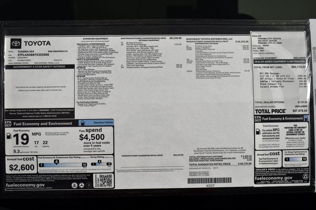 2026 Toyota Tundra SR5