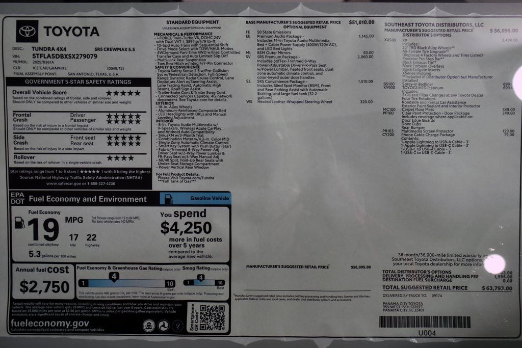 2025 Toyota Tundra SR5