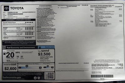 2025 Toyota Tundra i-FORCE MAX Tundra Platinum