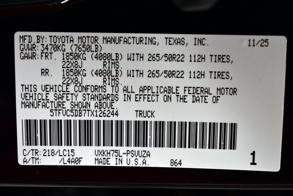 2026 Toyota Tundra i-FORCE MAX Tundra Capstone
