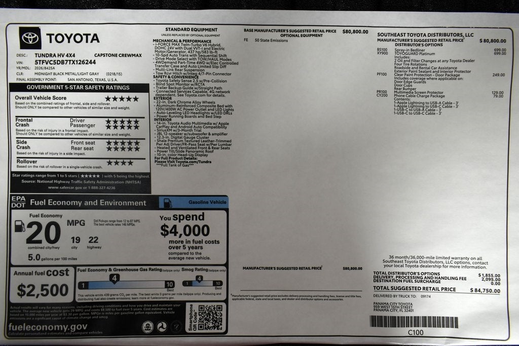 2026 Toyota Tundra i-FORCE MAX Tundra Capstone