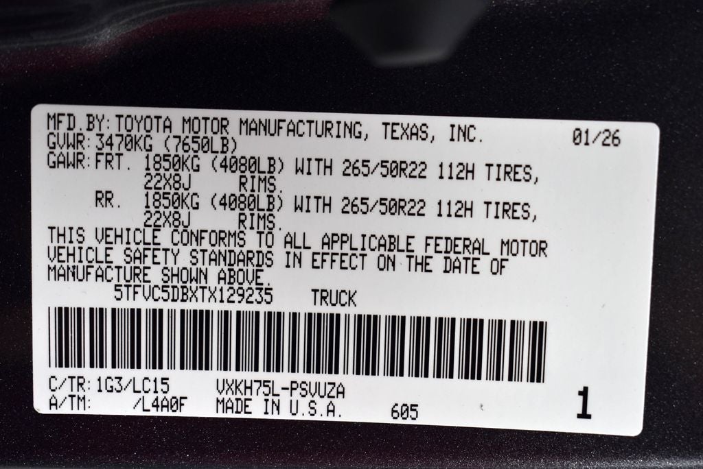 2026 Toyota Tundra i-FORCE MAX Tundra Capstone