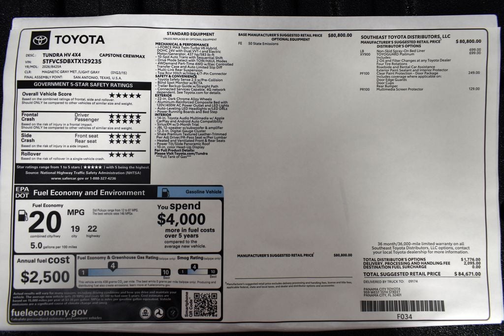 2026 Toyota Tundra i-FORCE MAX Tundra Capstone