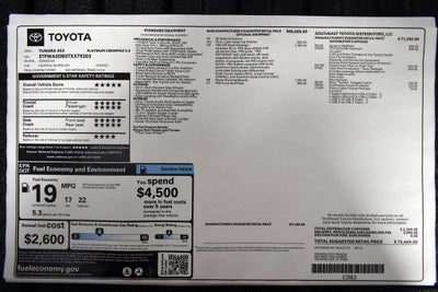 2026 Toyota Tundra Platinum