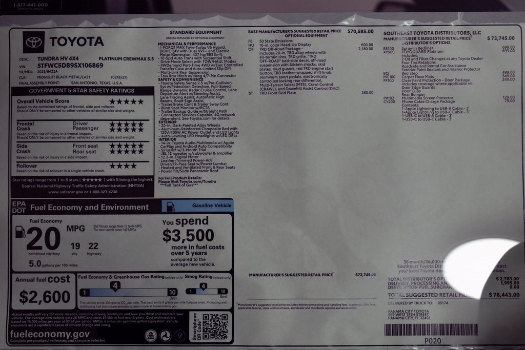 2025 Toyota Tundra i-FORCE MAX Tundra Platinum