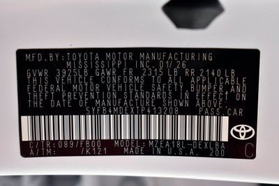 2026 Toyota Corolla LE