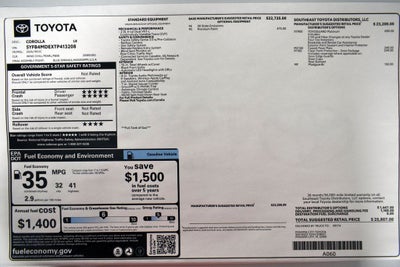 2026 Toyota Corolla LE