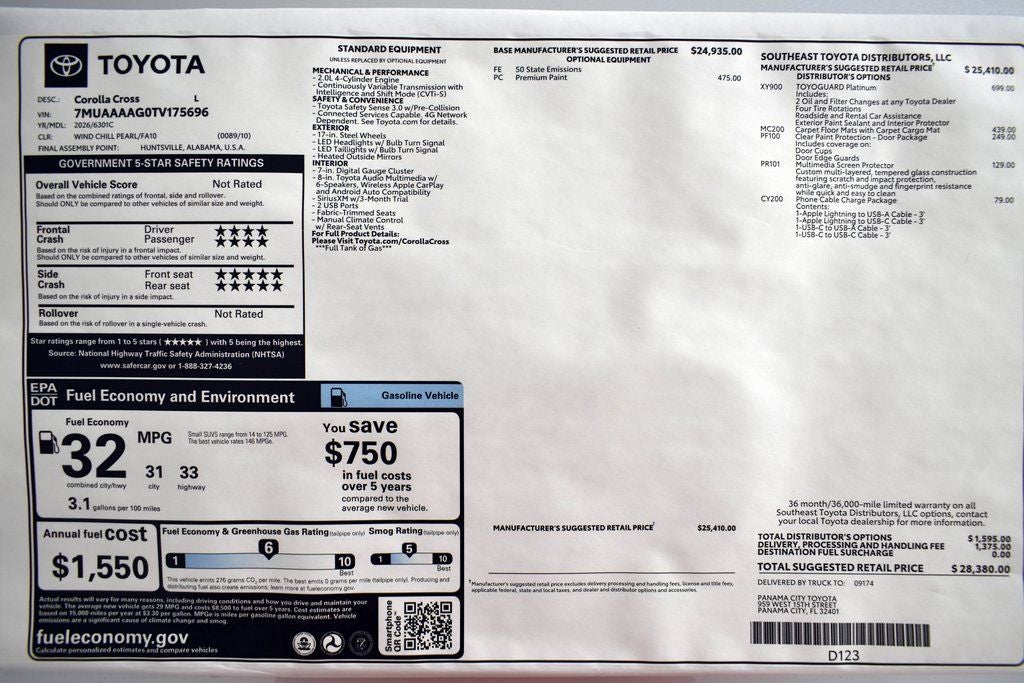 2026 Toyota Corolla Cross L