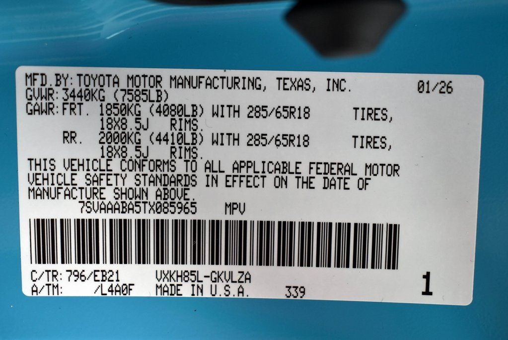 2026 Toyota Sequoia TRD Pro