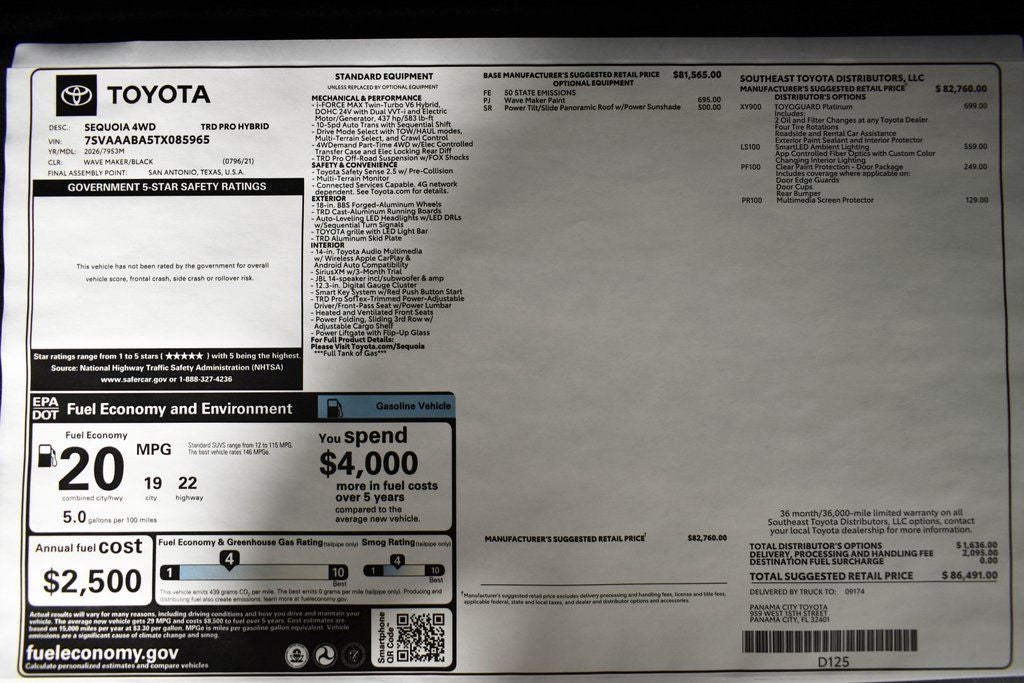 2026 Toyota Sequoia TRD Pro