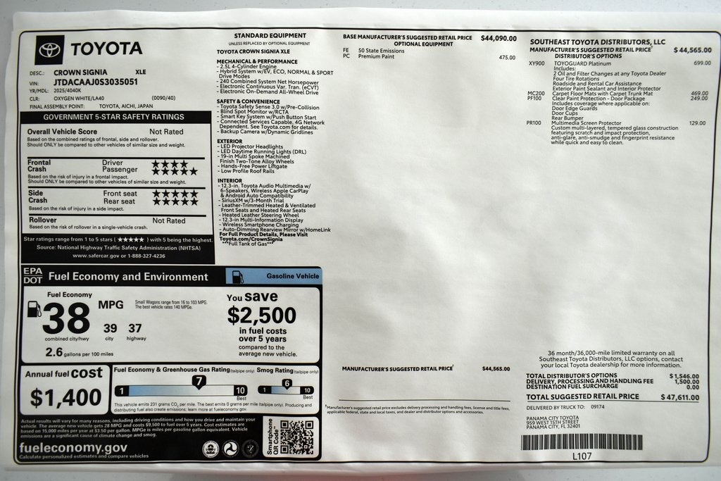 2025 Toyota Toyota Crown Signia XLE