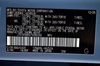 2026 Toyota 4Runner TRD Off-Road Premium