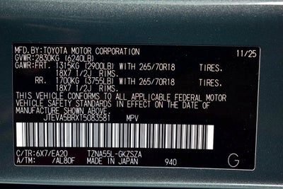 2026 Toyota 4Runner TRD Off-Road Premium