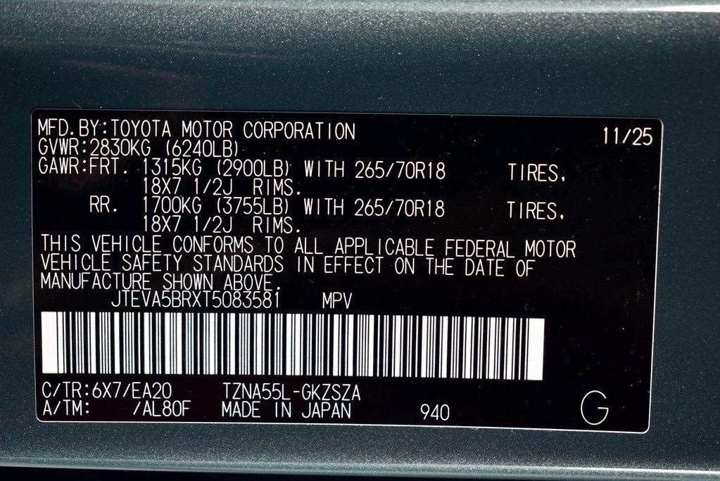 2026 Toyota 4Runner TRD Off-Road Premium