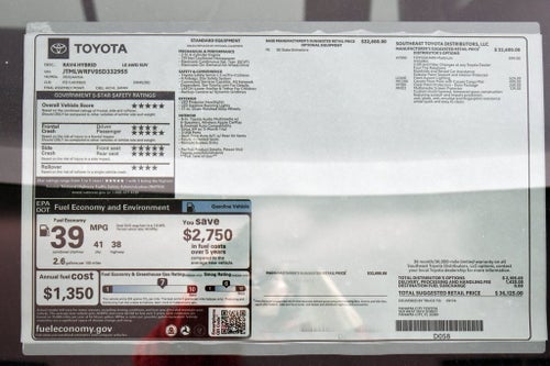 2025 Toyota RAV4 Hybrid LE