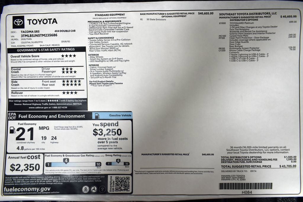 2026 Toyota Tacoma SR5