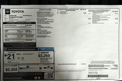 2026 Toyota Tacoma SR5