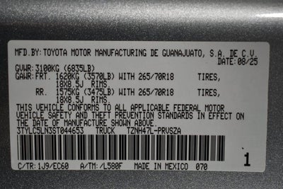 2025 Toyota Tacoma i-FORCE MAX Tacoma Trailhunter