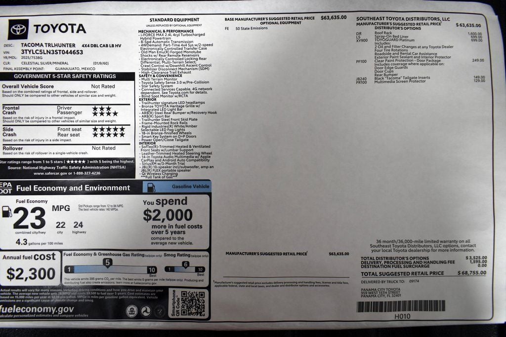 2025 Toyota Tacoma i-FORCE MAX Tacoma Trailhunter