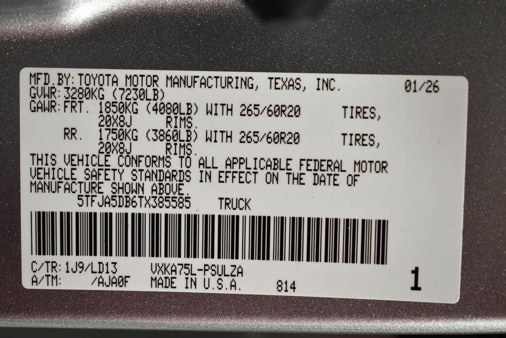 2026 Toyota Tundra Limited