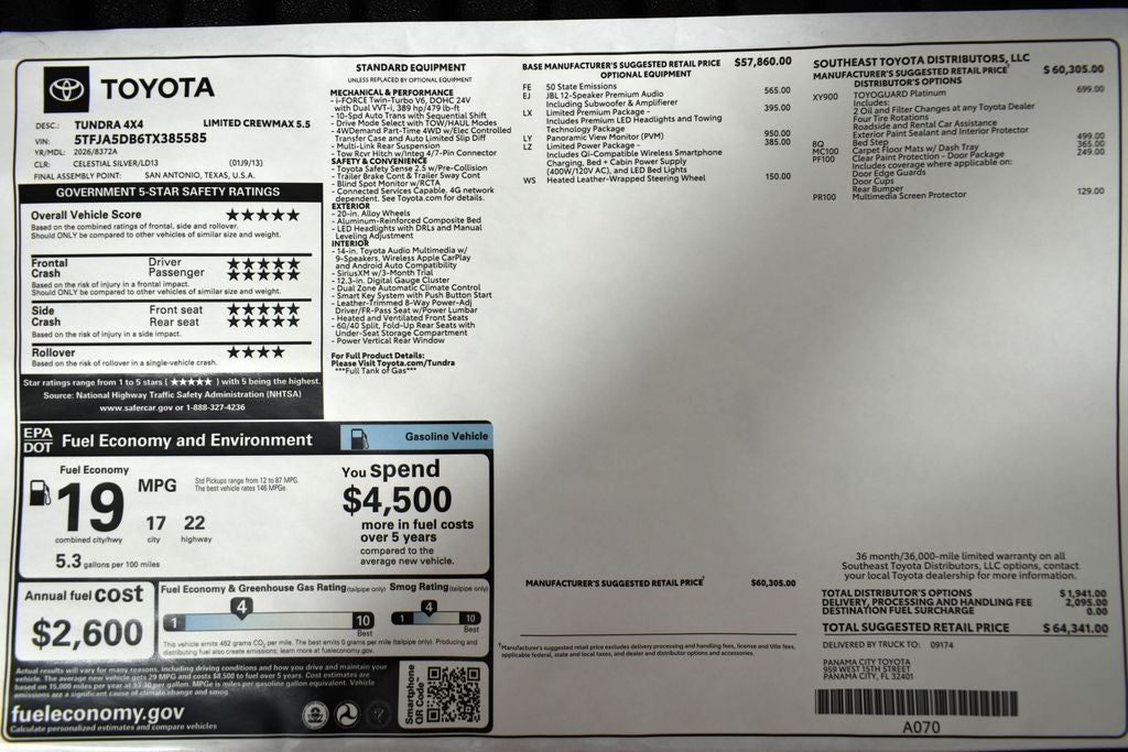 2026 Toyota Tundra Limited