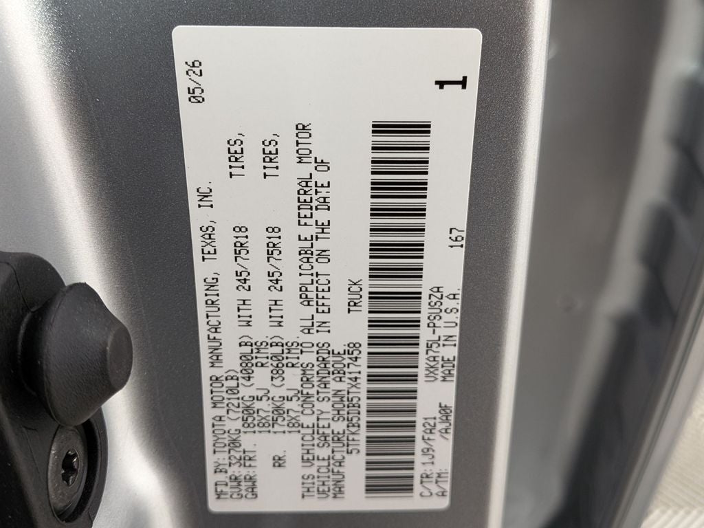 2026 Toyota Tundra SR