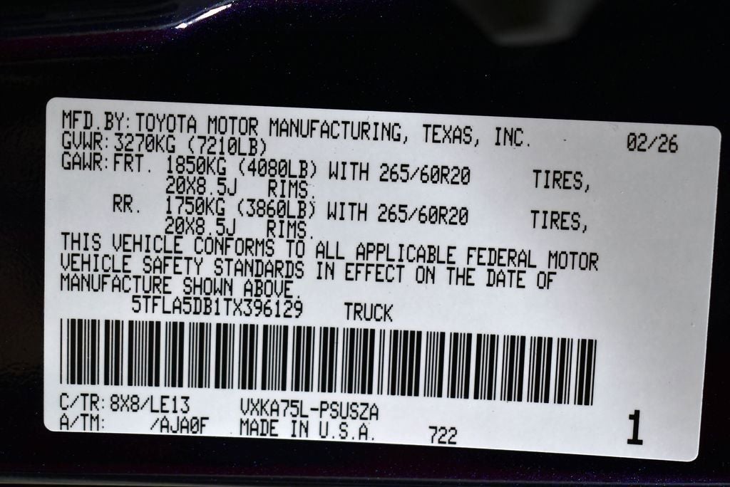 2026 Toyota Tundra SR5