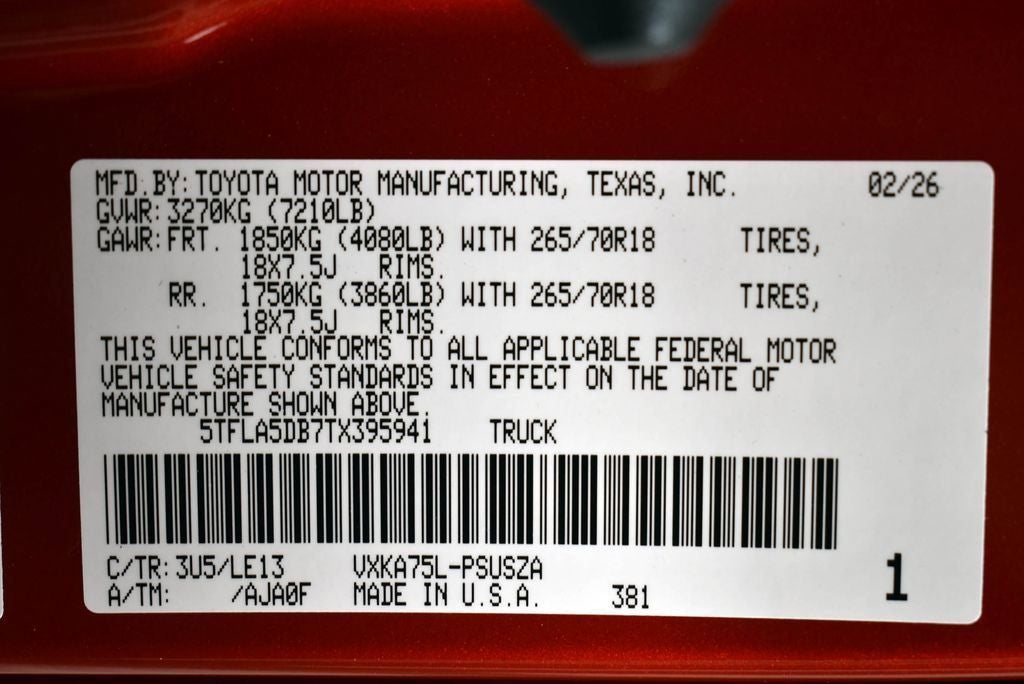 2026 Toyota Tundra SR5