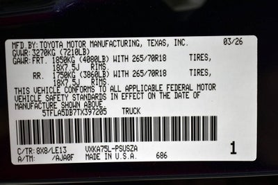 2026 Toyota Tundra SR5