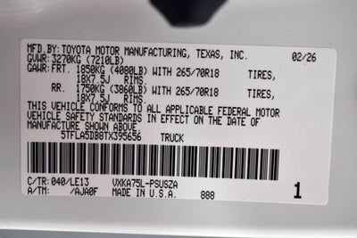 2026 Toyota Tundra SR5