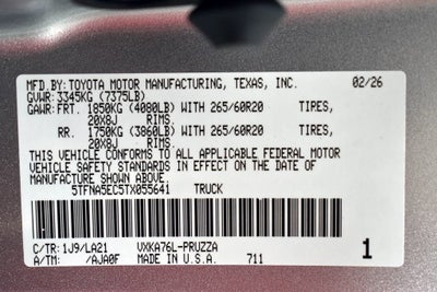 2026 Toyota Tundra Platinum