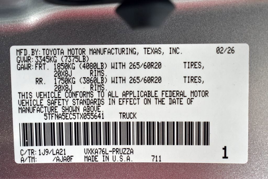 2026 Toyota Tundra Platinum